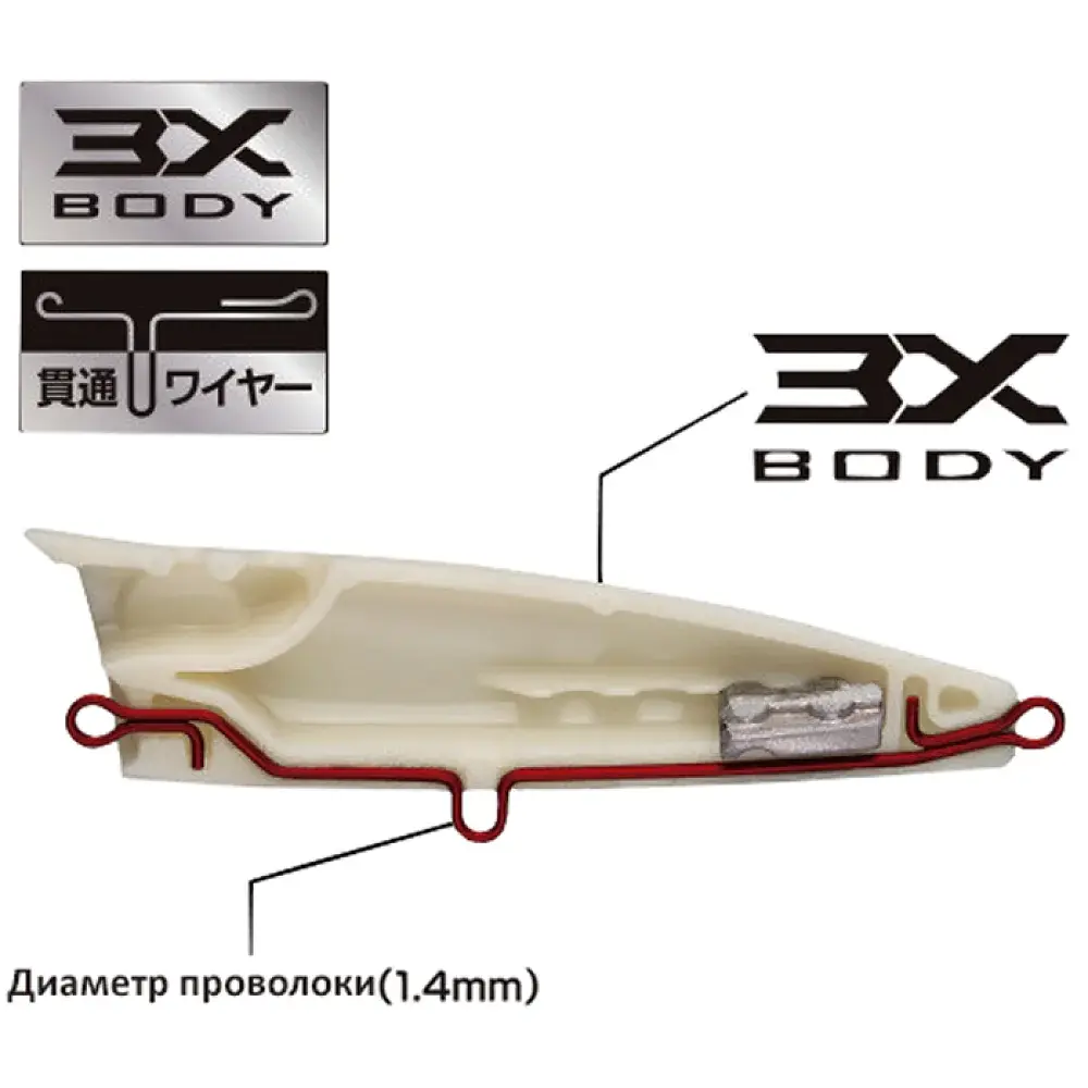 Воблер Shimano Coltsniper Rock Pop 90F 90 мм 23.0 г #01T ммA Iwashi - фото 3