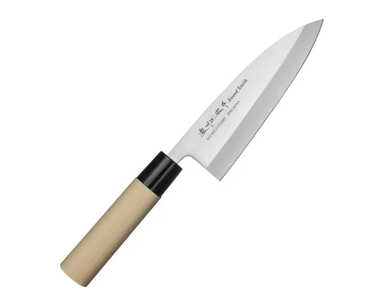 Кухонний ніж Деба Satake Japan Traditional 15.5 см (804-189) - фото 2