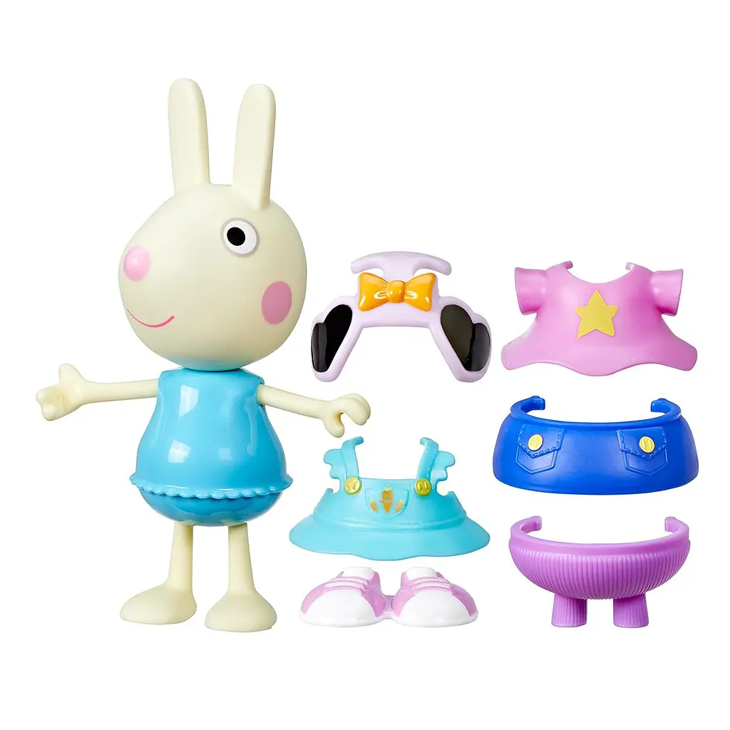 Ігровий набір PEPPA FIGURINES серії "Модна пригода" - ОДЯГНИ РЕБЕККУ Peppa Pig G0329 - фото 3