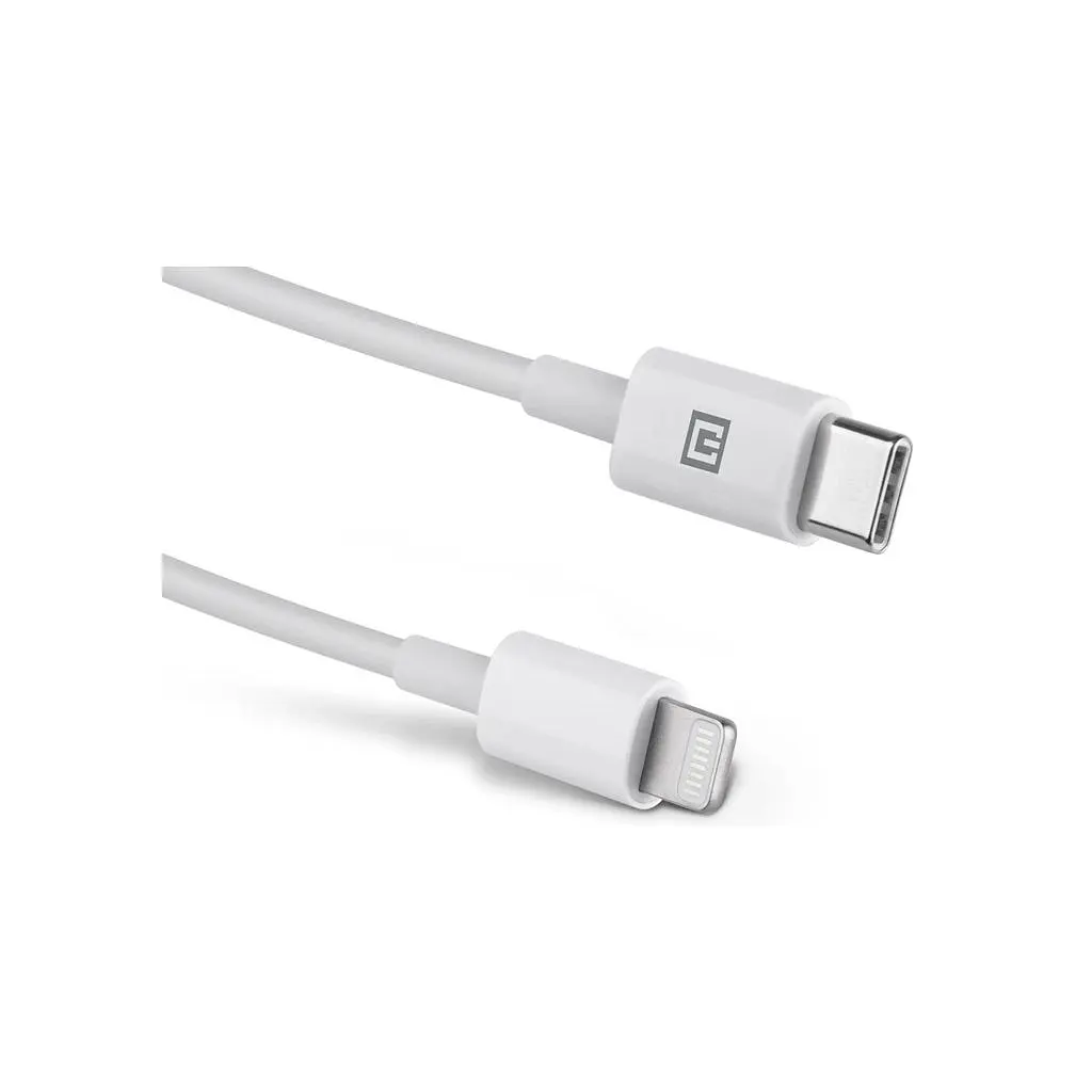 Дата кабель USB-C to Lightning 2.0m MFI TPE White REAL-EL (EL123500058) - фото 4