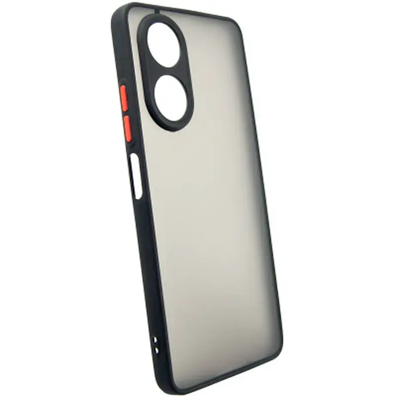 Чохол до мобільного телефона Dengos Matte OPPO A58 4G (black) (DG-TPU-MATT-132) - фото 2