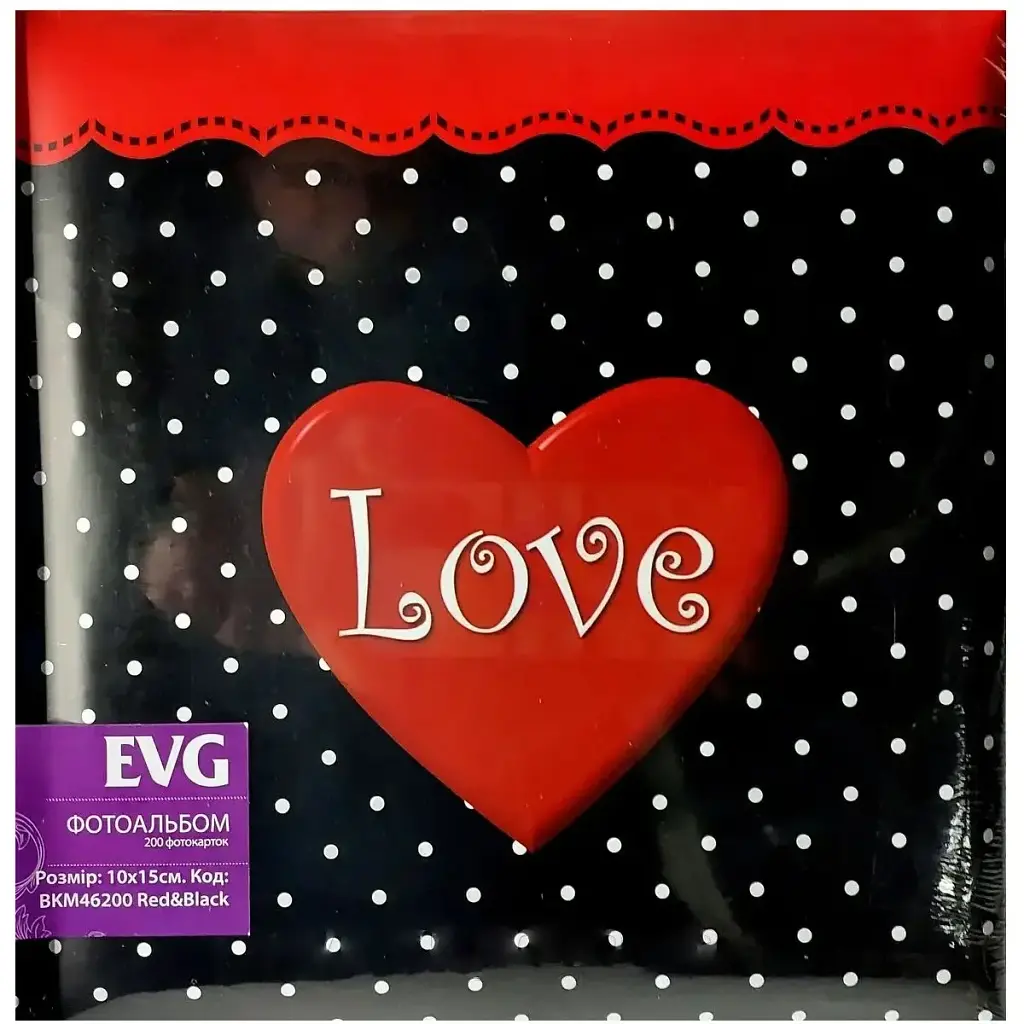 Фотоальбом EVG 13x18x200 BKM57200 Red&Black - фото 2