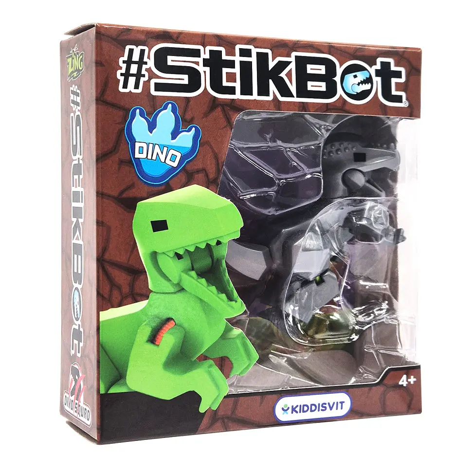 Фигурка для анимационного творчества Пахицефалозавр Stikbot TST622DN_UAKD-1 Grey - фото 2