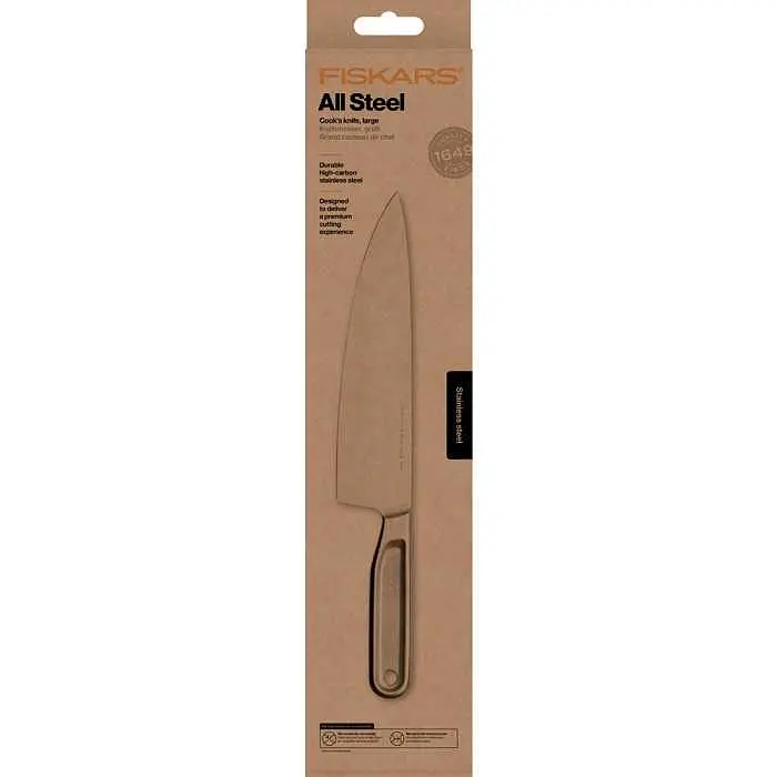 Ніж шеф-кухаря Fiskars All Steel великий 20 см (1062882) - фото 4