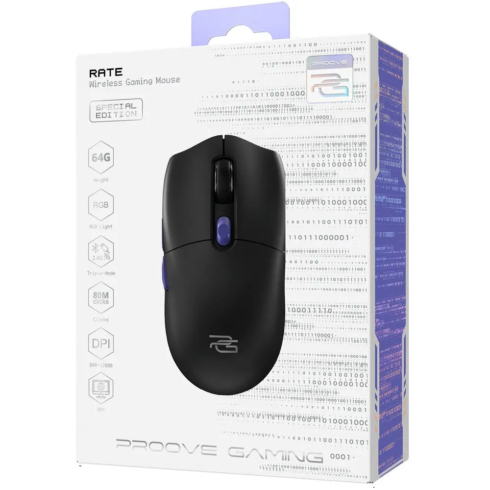 Бездротова ігрова миша Proove Gaming Rate Special Edition, в асортименті - фото 2