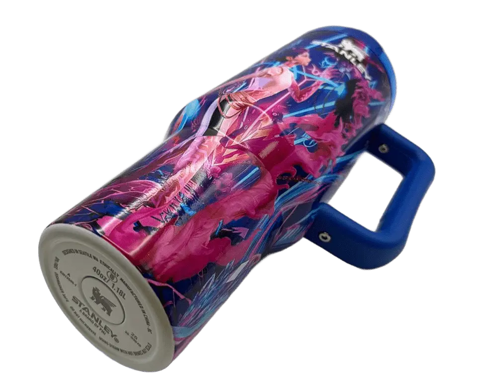 Термос термочашка Stanley Quencher H2.0 Tumbler Світиться у темряві 1,18 л Huntr/X World Tour Edition KT7001986 - фото 4