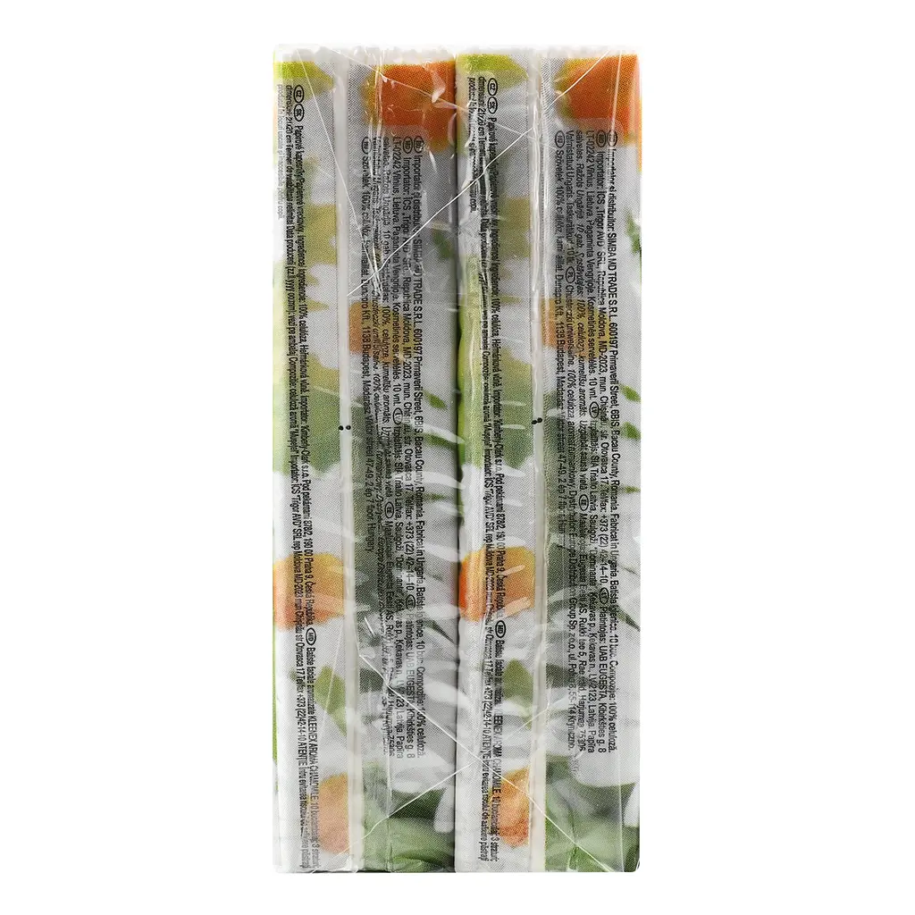 Набір носовички Kleenex Ромашка 100 шт. (10 упаковок по 10 шт.) - фото 6