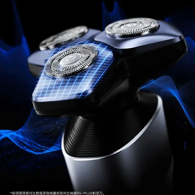 Електробритва Enchen Rotary Shaver Knight 1 BK3000 Black - фото 4
