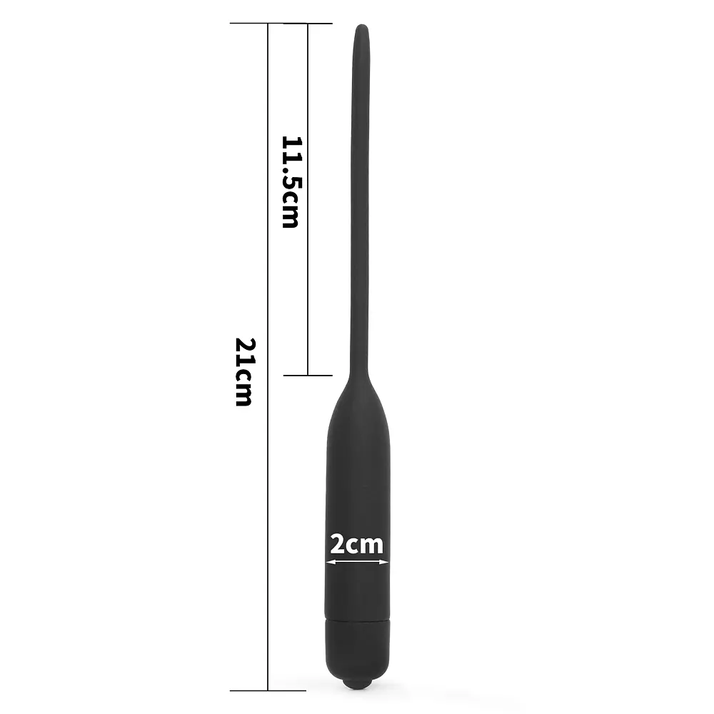 Стимулятор уретри - Anal Indulgence Collection Silicone Vibrating Urethral Dilator - фото 2