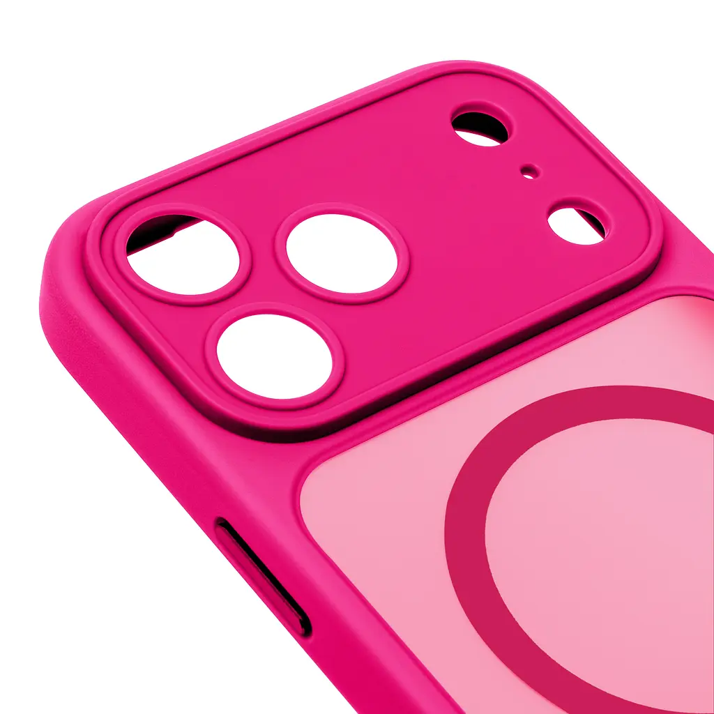 Чехол для Apple iPhone 17 Pro, Lush MagCase, розовый, противоударная панель-накладка из TPU и PC, полупрозрачный чехол с MagSafe (с магнитом), с защитой камеры, поддержка беспроводной зарядки, защита всего корпуса, ArmorStandart (ARM87494) - фото 4