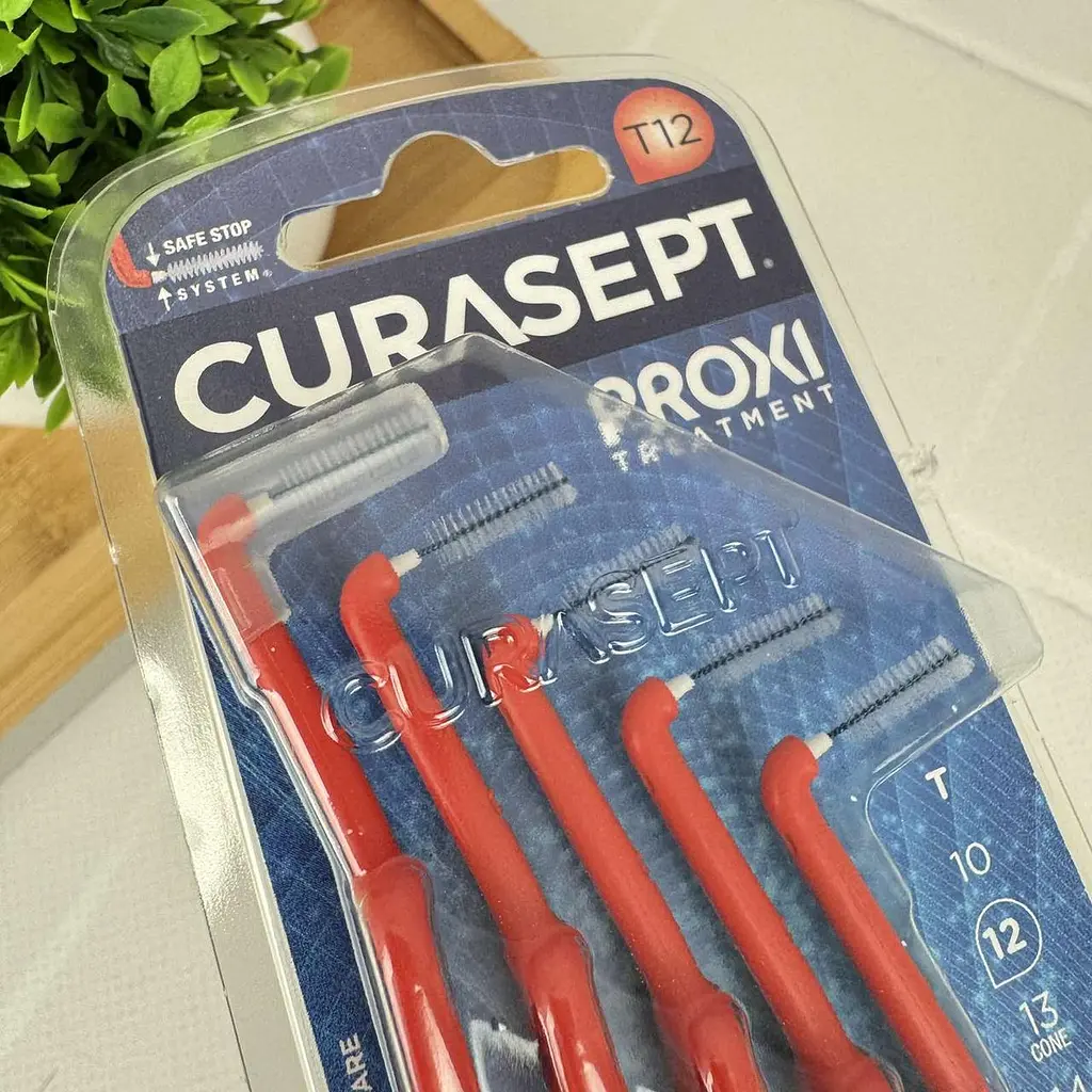 Міжзубний йоржик кутові Curasept Proxi Angle T12, ISO3 (1.2 мм, червона), 5 шт - фото 2