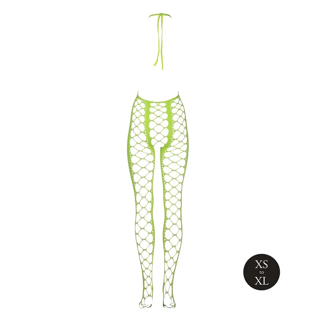 Бодістокінг Ouch! Bodystocking With Halterneck, XS/XL - фото 7