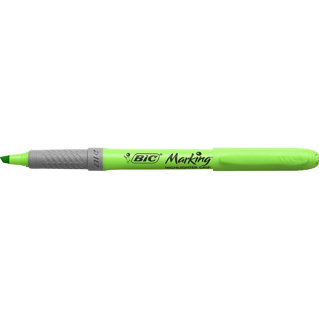 Маркер Bic текстовиділювач Grip, зелений (bc811932) - фото 2
