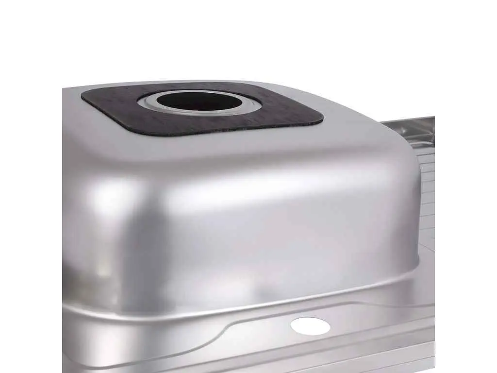 Мийка накладна Brinex 600х800х160мм 1 6080-L, Satin 0,6мм BRIN6080LSAT06 - фото 5
