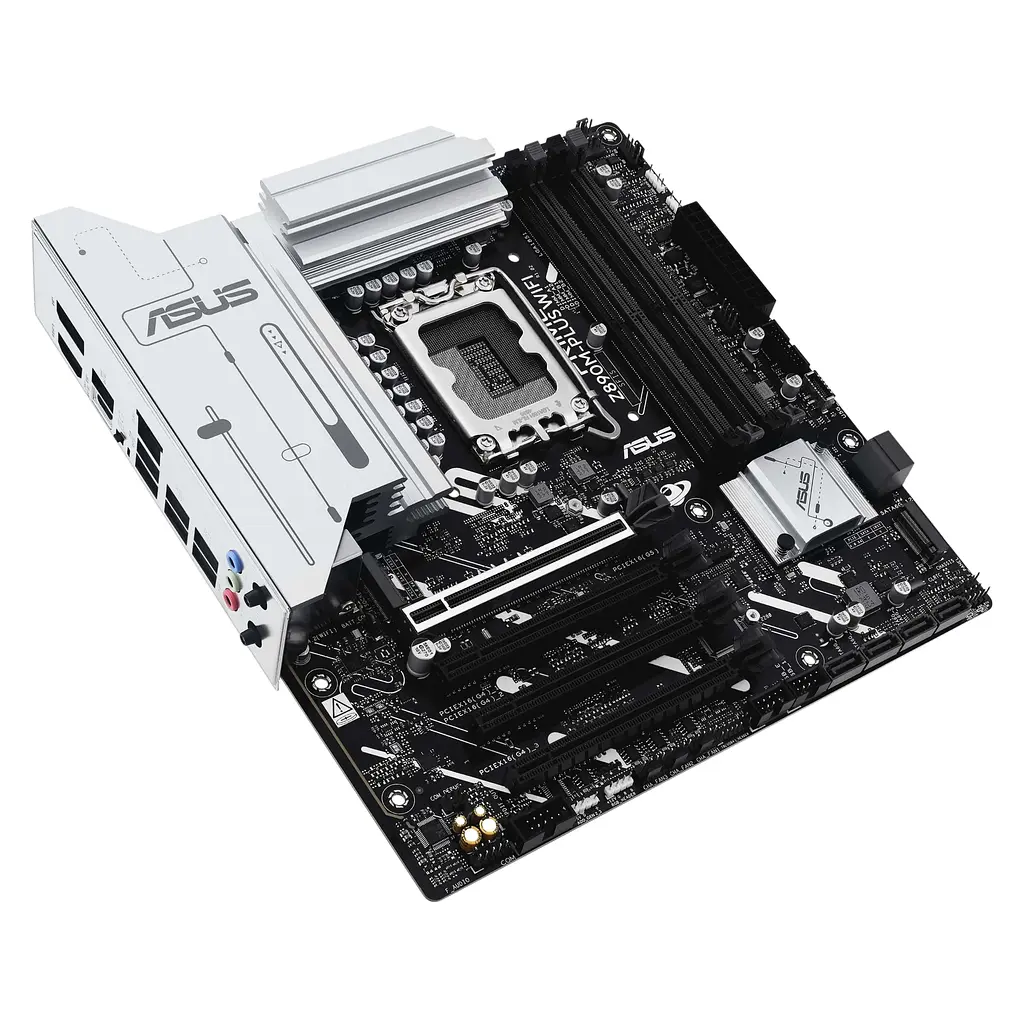 Материнская плата PRIME Z890M-PLUS WIFI s1851 Z890 4xDDR5 M.2 HDMI DP Wi-Fi BT mATX Asus teh0019003 - фото 6