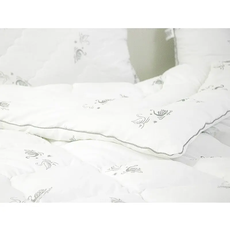 Ковдра зимова зі штучного лебединого пуху Руно Silver Swan 140х205 см білий - фото 8