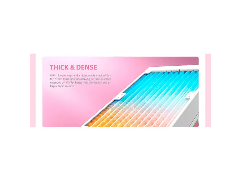 Водяне охолодження ID-COOLING FX240 INF Pink - фото 12