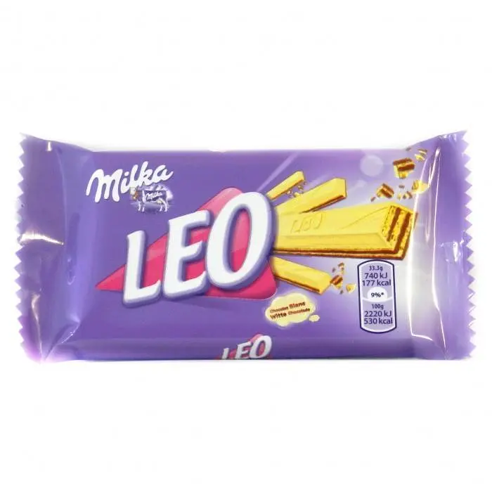 Вафельні батончики Milka Leo Milk Chocolate 12 х 33 г - фото 3