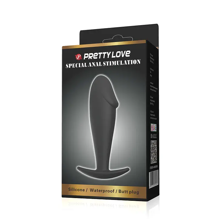 Анальна пробка - Pretty Love Special Anal Stimulation Penis Black - фото 6
