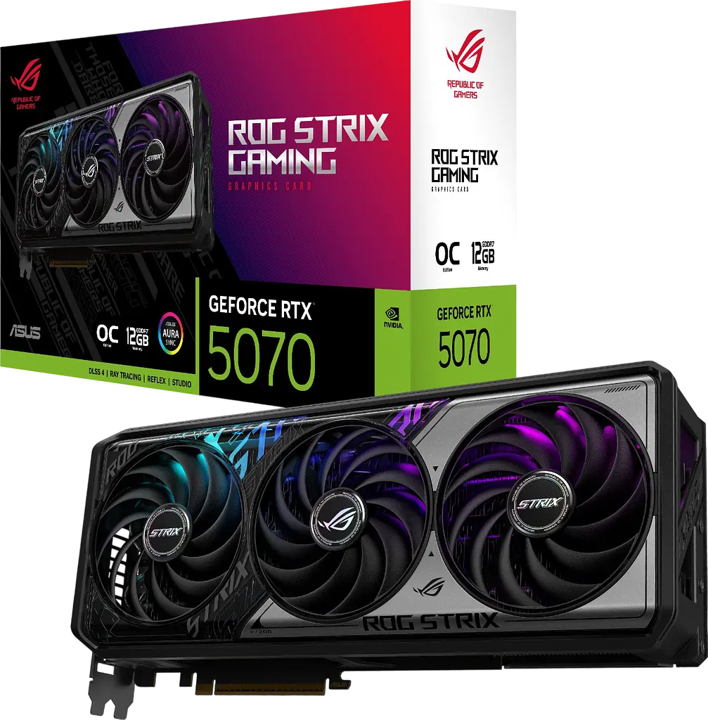 Відеокарта GeForce RTX 5070 12GB Asus ROG Strix Gaming OC (ROG-STRIX-RTX5070-O12G-GAMING) - фото 2