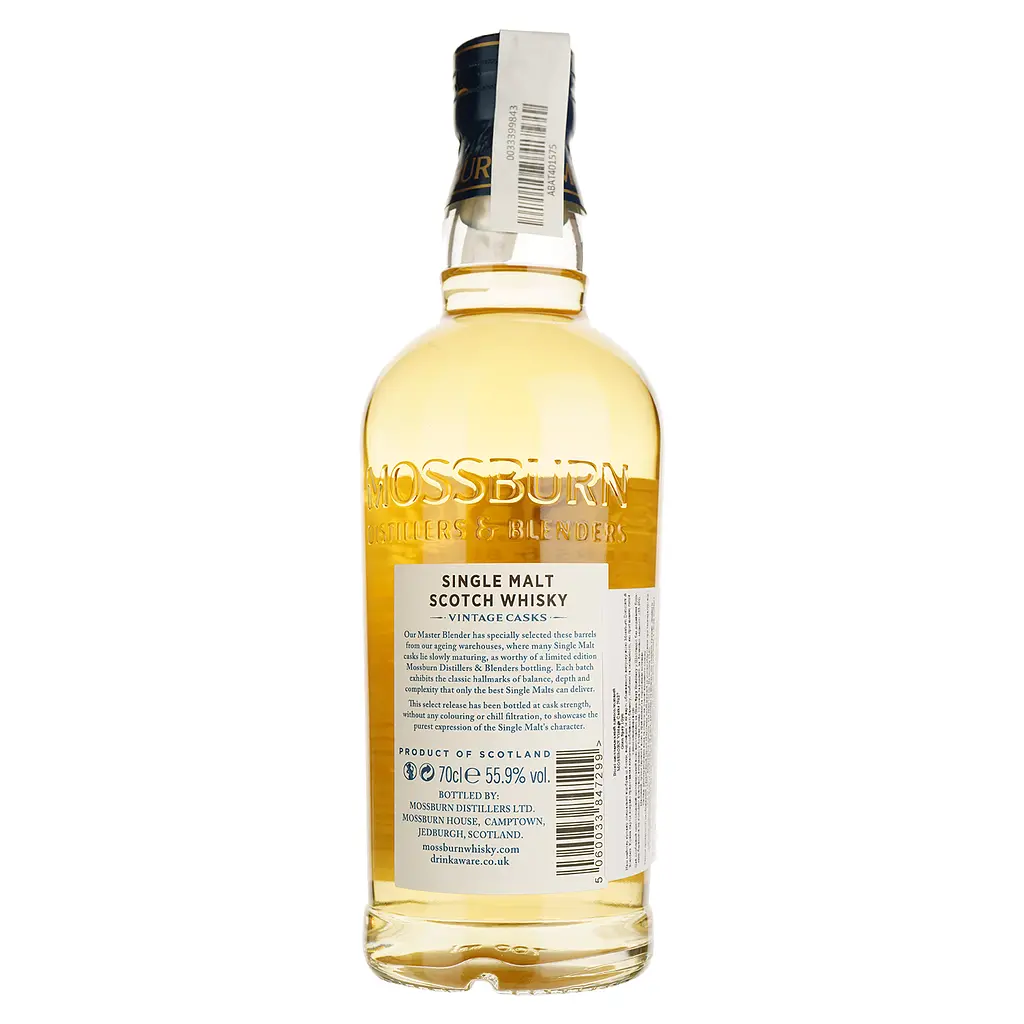 Віскі Mossburn Vintage Casks No 27 Glen Spey 10 років, 55,9%, 0,7 л - фото 3
