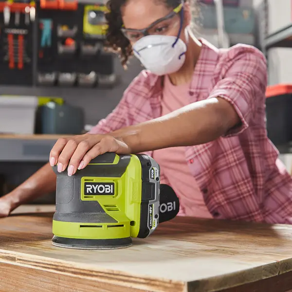 Шлифмашина эксцентриковая аккумуляторная ONE+ RROS18-0 18В Ryobi teh0025442 - фото 3
