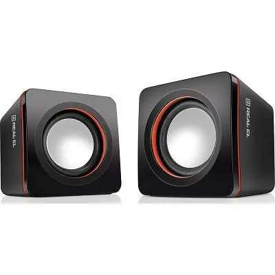 Акустична система REAL-EL S-13 USB Black (EL121100021) - фото 2