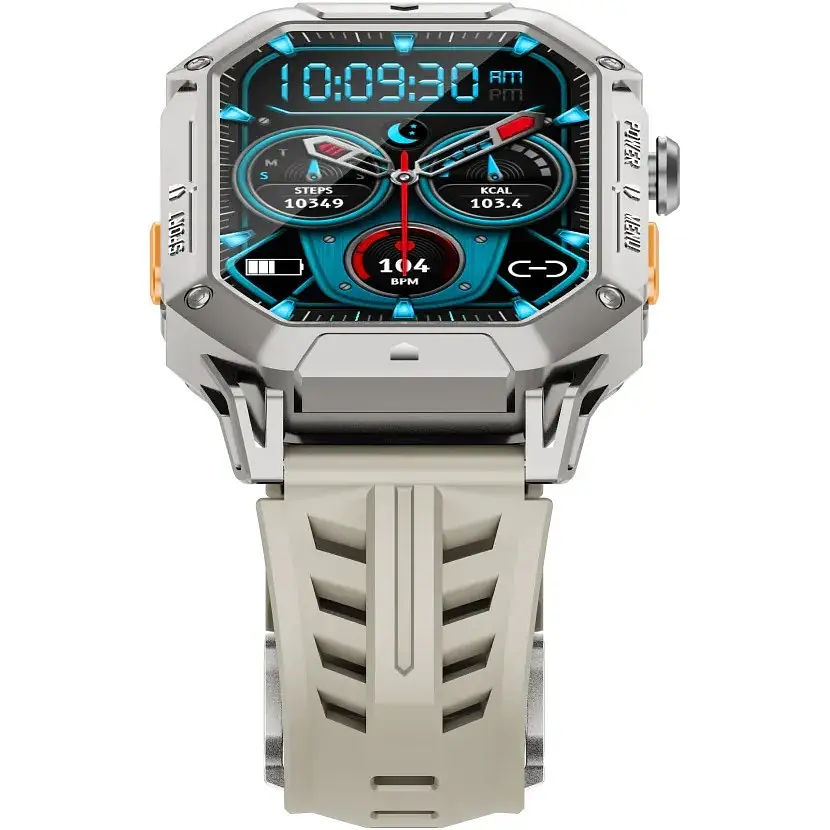 Смарт-часы Xiaomi Haylou LS24 Iron N1 серебристый - фото 2