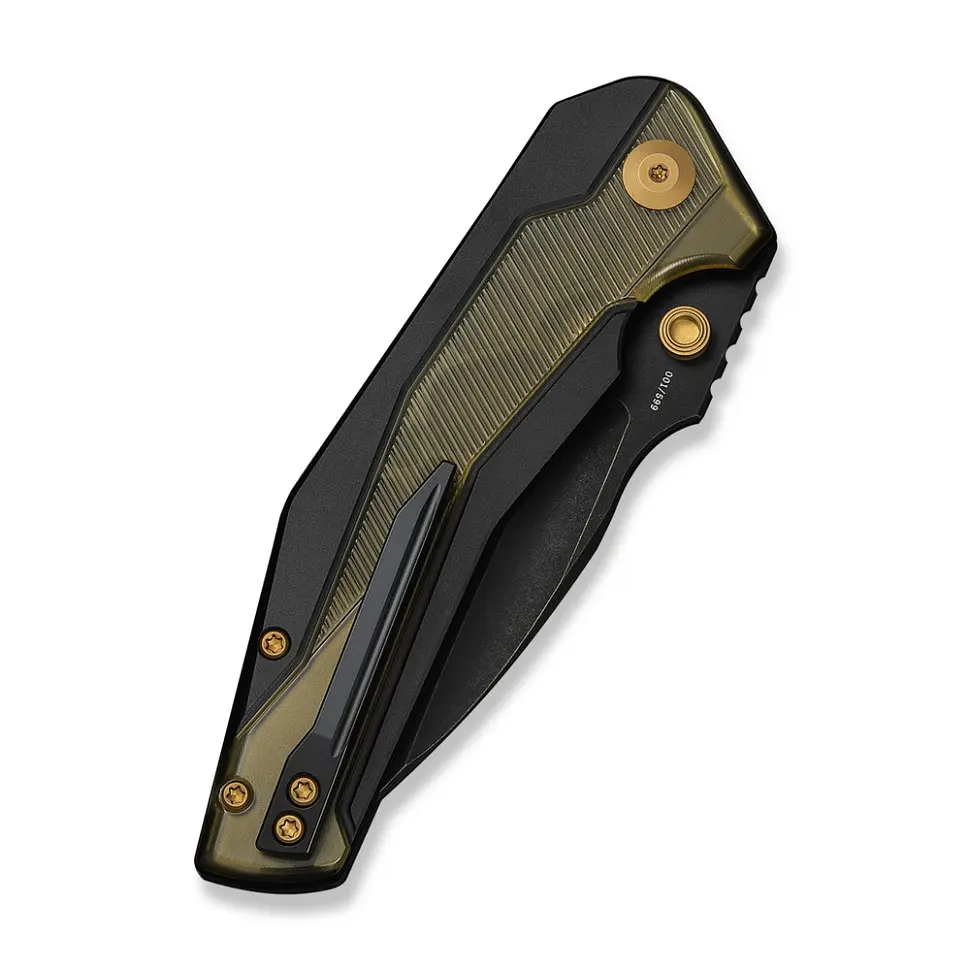 Ніж складаний туристичний Civivi Wellmax (9.1 см) 14C28N / Aluminum чорний/жовтий - фото 5