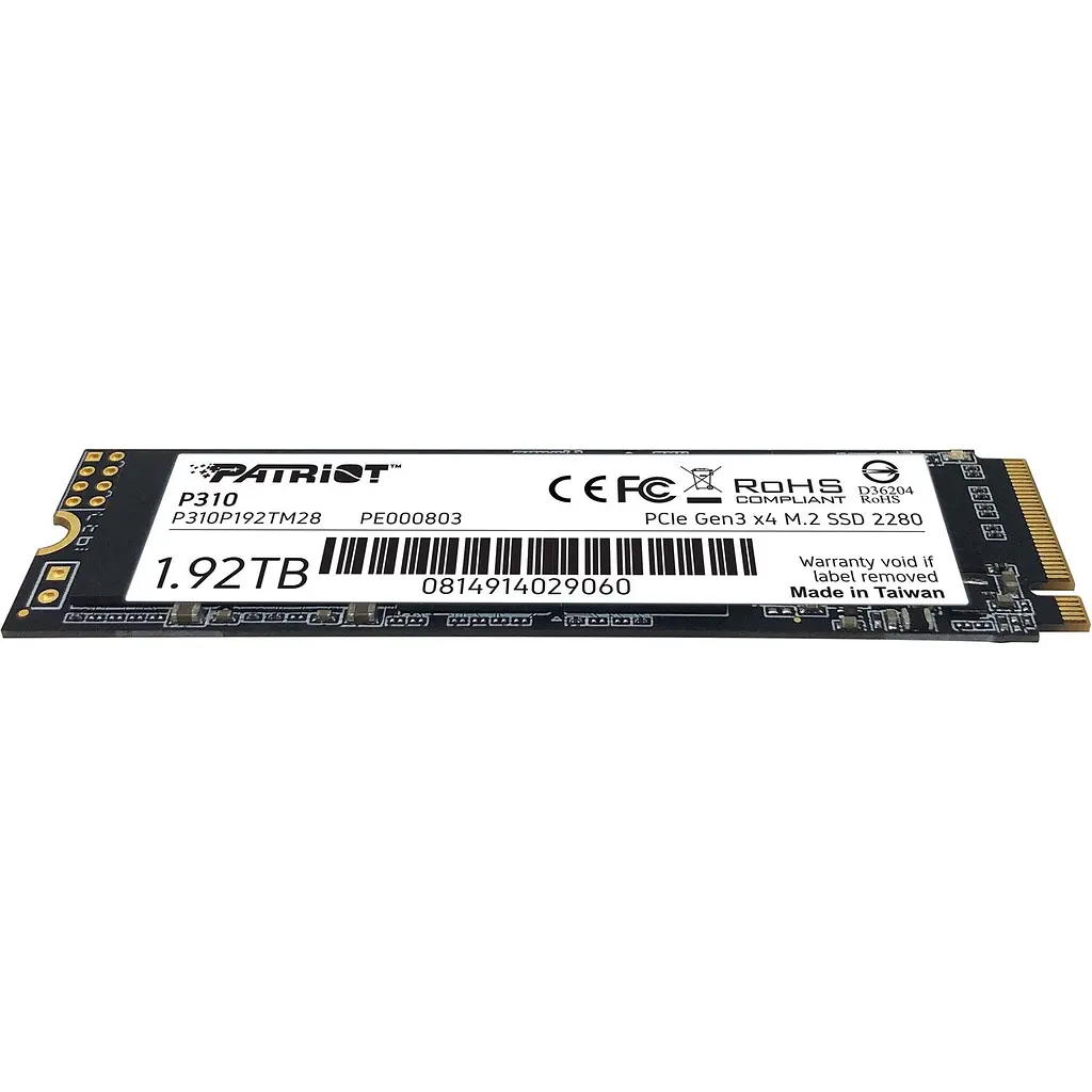 SSD накопичувач Patriot P310 1.92TB (P310P192TM28) [151758] - фото 3