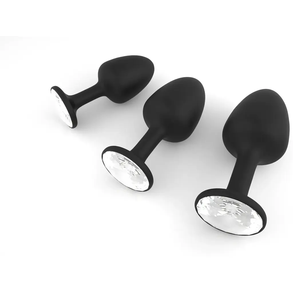 Анальна пробка Dorcel Geisha Plug Diamond L з кулькою всередині - фото 2