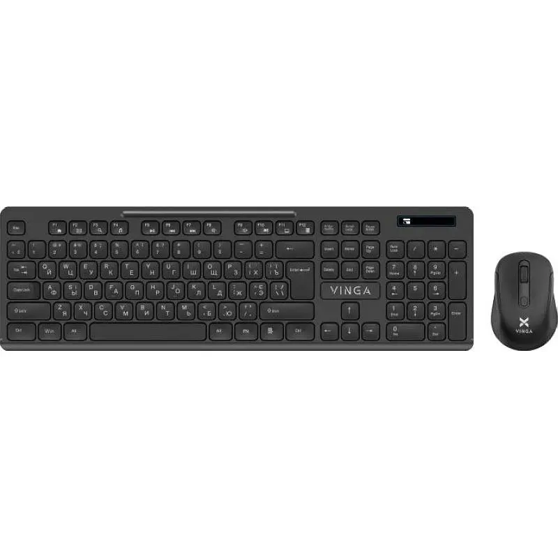 Комплект клавіатура та миша Vinga KBSW-100 Black