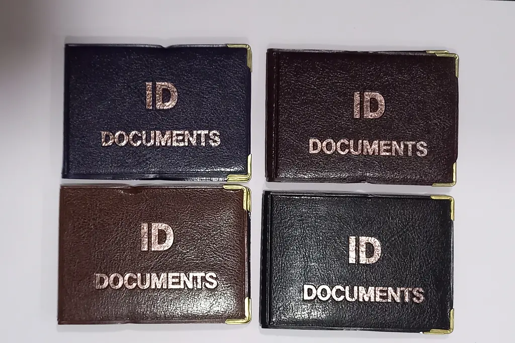 Обложка кожзам на документ ID с вкладышем 129-Па МИКС - фото 2