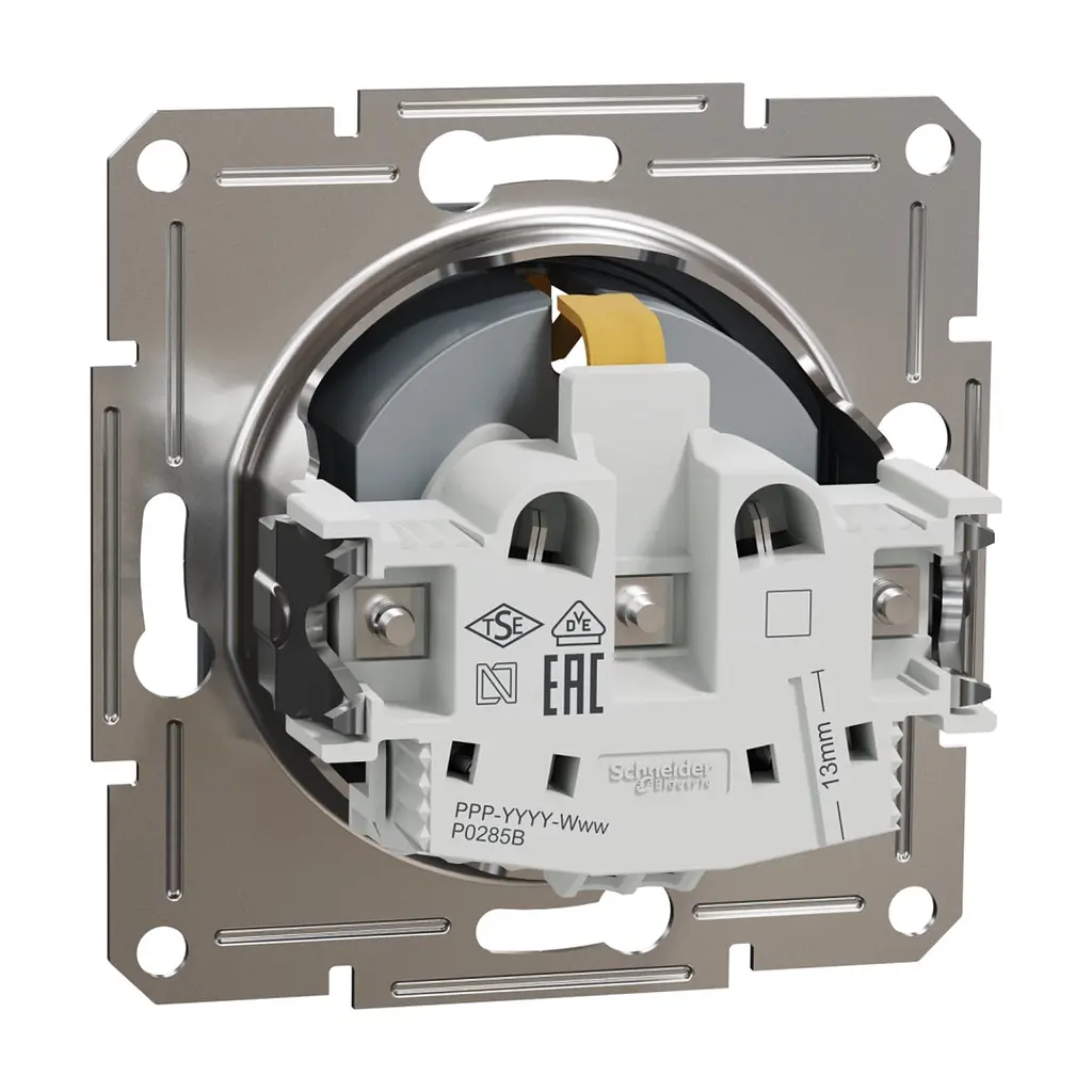 Розетка Schneider Electric ASFORA со штор. сталь (EPH2900262) - фото 7