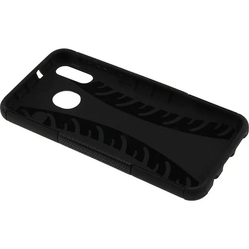 Чохол-накладка Toto Dazzle Kickstand 2 in 1 Case Samsung Galaxy M20 Black - фото 7