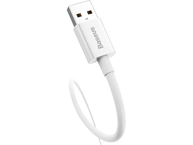 Кабель BASEUS Superior Series USB Cable to USB-C Fast Charging Data 100W 1.5m White (P10320102214-02) - фото 3