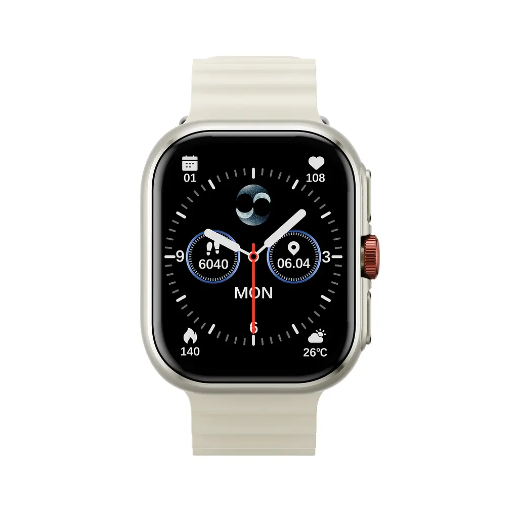 Cмарт годинник HAVIT M9068 IP68 Bluetooth Call Titanium HAVIT (29122-000) - фото 2