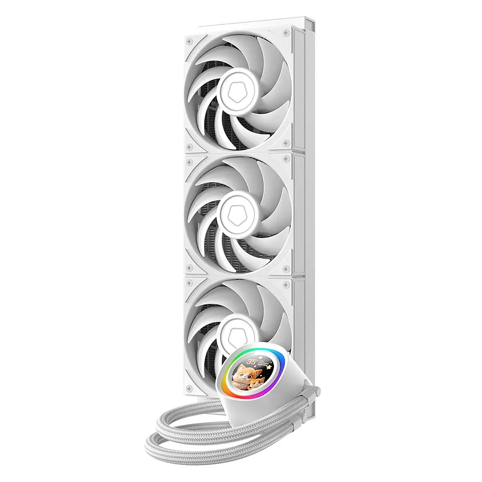 Система водяного охолодження ID-Cooling FX360 LCD PE White - фото 6