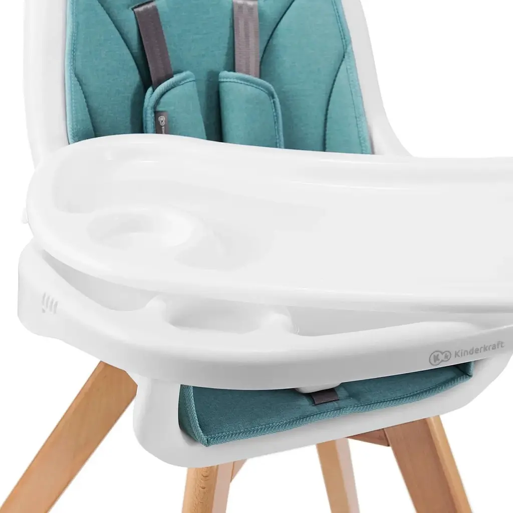 Стільчик для годування Kinderkraft Tixi Turquoise блакитний (00-00158724) - фото 10