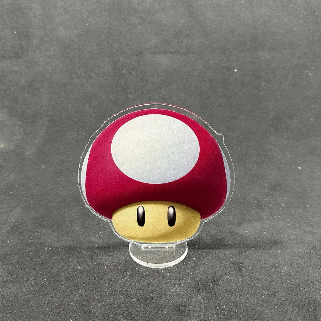 Акрилова колекційна фігурка Chibi Super Mario Супергриб 10 cм - фото 2
