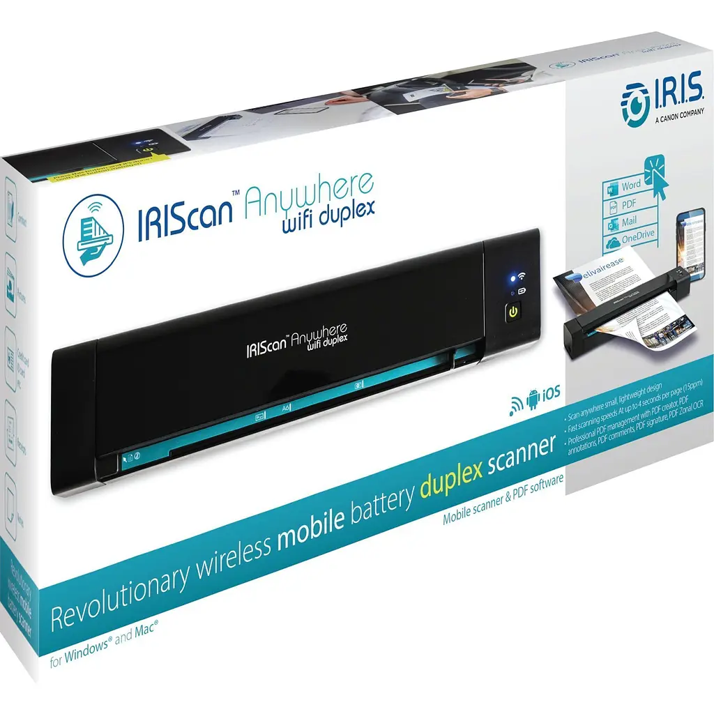 Протяжный сканер IRIS IRIScan Anywhere 6 Wi-Fi Duplex (461854) [160133] - фото 6