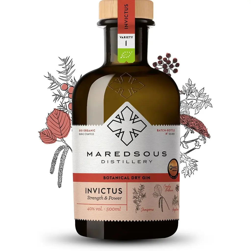 Джин Maredsous Distillery Invictus 40% 1 л  - фото 2