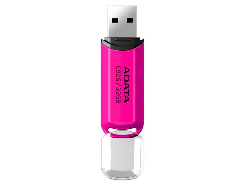 USB флеш накопичувач ADATA 32 GB C906 USB 2.0 Pink (AC906-32G-RPP) - фото 3