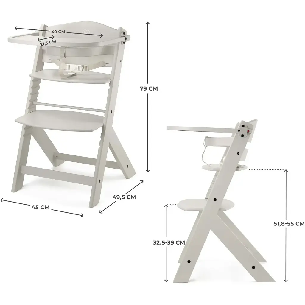 Стільчик для годування Kinderkraft Enock Beige (KKKENOCBEGF0000) - фото 9