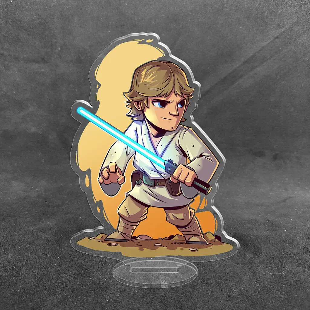 Акрилова колекційна фігурка Чібі Chibi Зоряні війни Star Wars - Luke Skywalker 10 см - фото 2