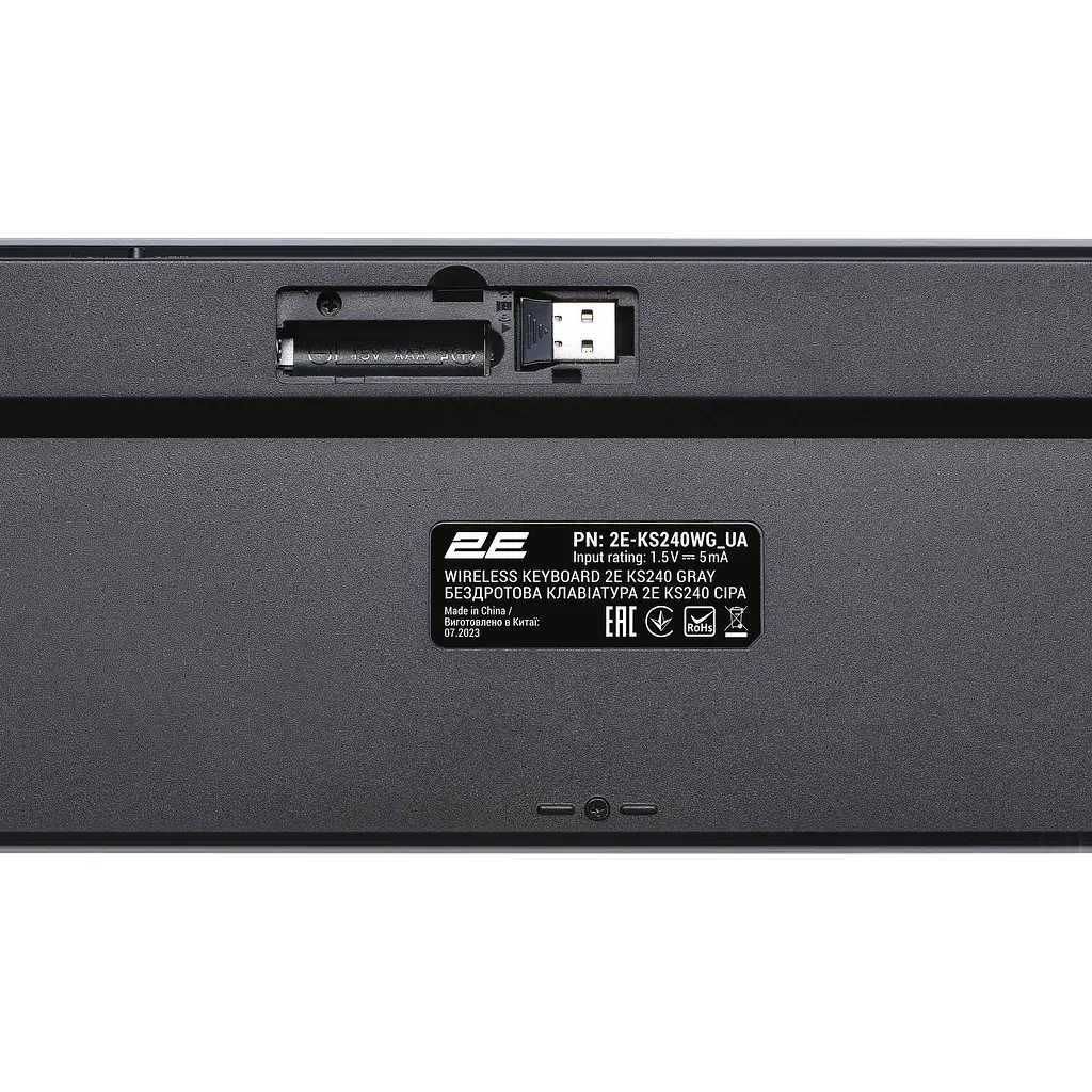 Комплект (клавіатура + миша) 2E MK440 Grey/Black (2E-MK440WBGR_UA) [140898] - фото 7