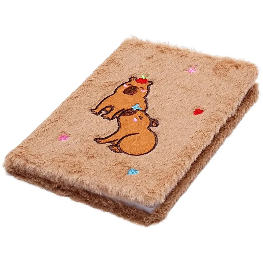 Блокнот А5 ZiBi Capybara 7 Kids Line плюшевый клетка 80 листов (ZB.700021) - фото 7