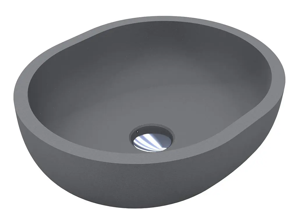 Умивальник Miraggio Mark 425 mirastone gray Сірий 0002686