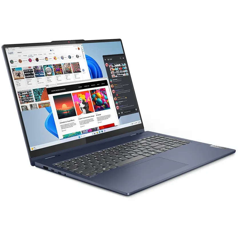 Ноутбук Lenovo IdeaPad 5 2-in-1 16AHP9 5 8645HS la 50GHz, IPS, сенсорний, 16GB LPDDR5x, 512GB - фото 8