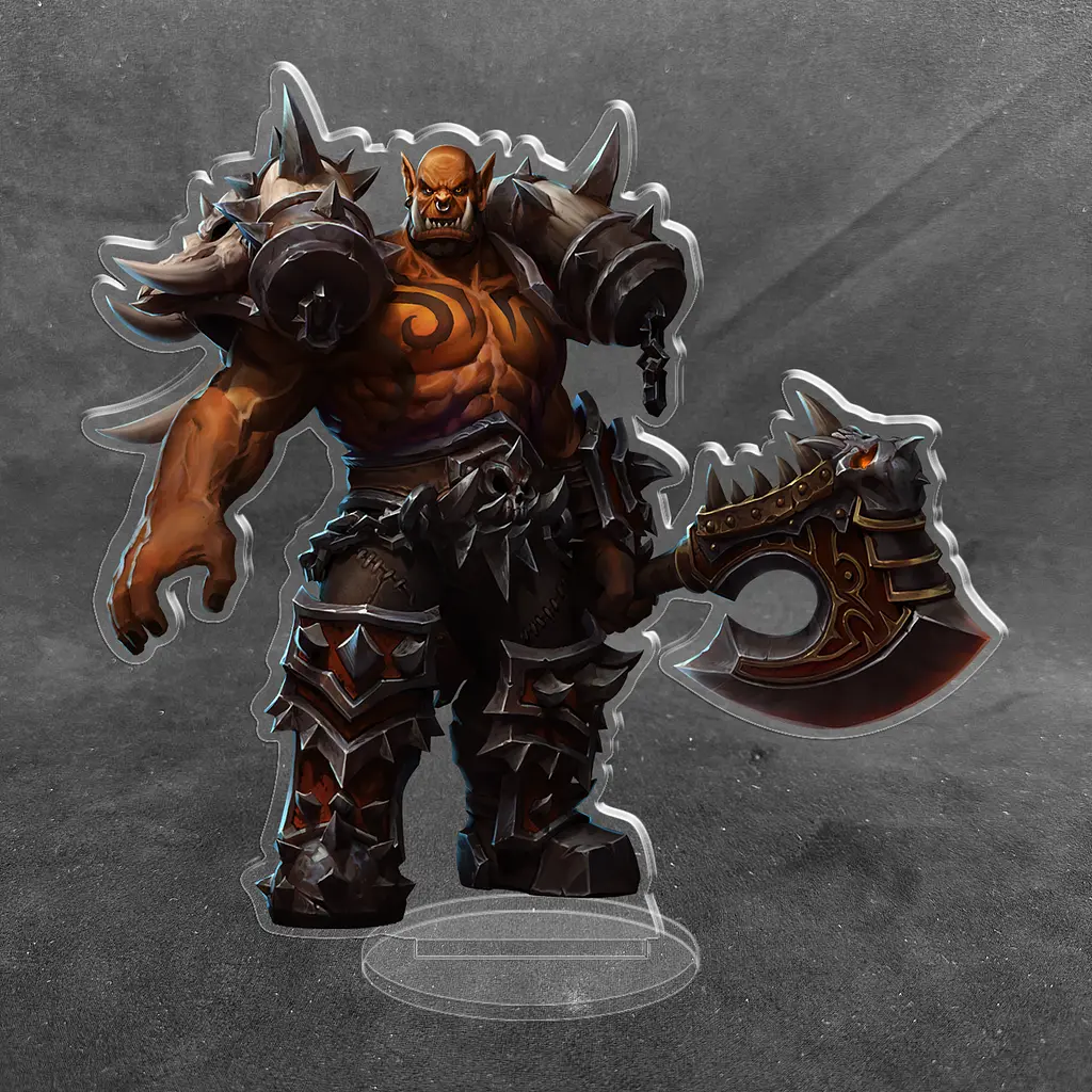 Акрилова колекційна фігурка World of Warcraft Орк Гаррош Пекельний Крик 15 см - фото 2